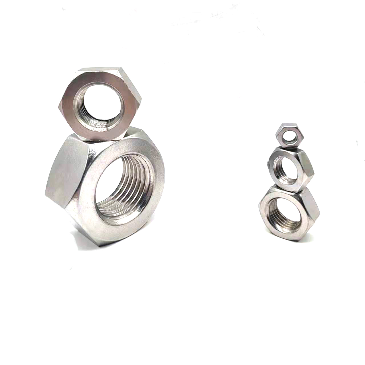 Tuercas hexagonales de acero inoxidable Din 934 Tuercas hexagonales Tuercas hexagonales grandes