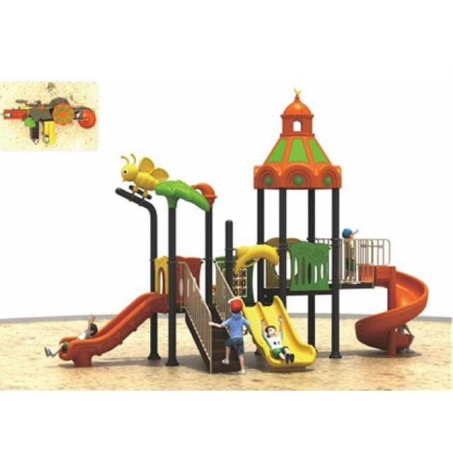 Outdoor Helle Farbe Kinder spielen Schloss Spielplatz zum Verkauf (ML-2006201)