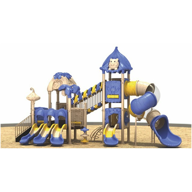 Großer Kinder-Dreifachrutschen-Tierspielplatz im Freien (ML-2003501)
