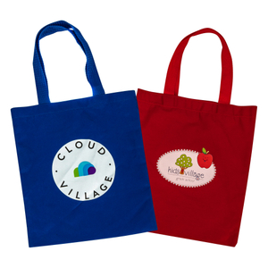 2022 New Arrival Canvas Cotton Spring Cute Kids School Shoulder Eco Canvas Tote Bag