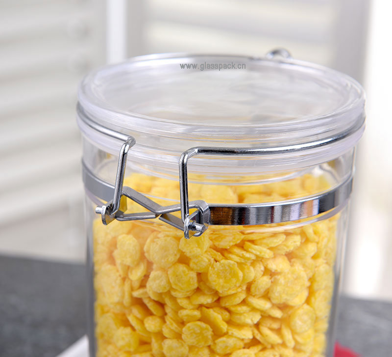 Customize Glass Candy Jar with Metal Cap