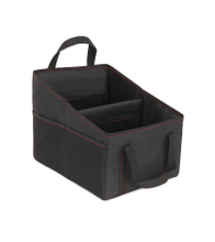 Car Trunk Storage Box Collapsible Organizer with 3 Compartments Home Car Seat Organizer