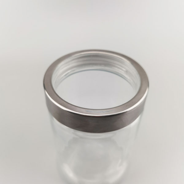 Clear Glass Food Jar