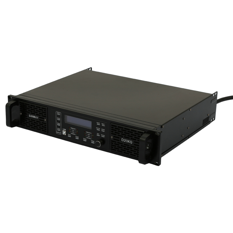 D20KQ 4 canal Clase D Amplificador digital DSP 16000W para subwoofer 