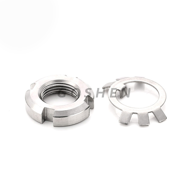 SS 304 316 Arandelas de lengüeta para tuercas redondas