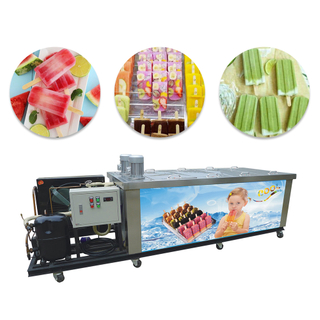 12 Moulds Double Cooling System Stick Ice Cream Lolly Popsicle Machine