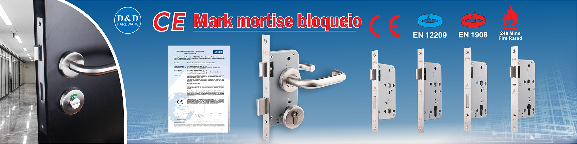 CE mortise lock