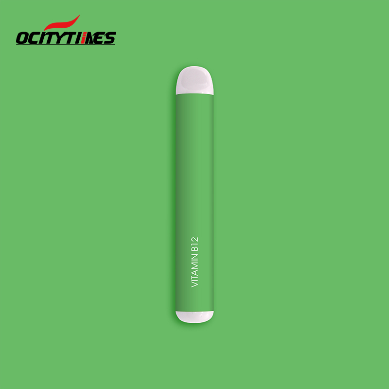 Freies Design 0 Nikotin-Einweg-Vape-Stift mit weißer Spitze
