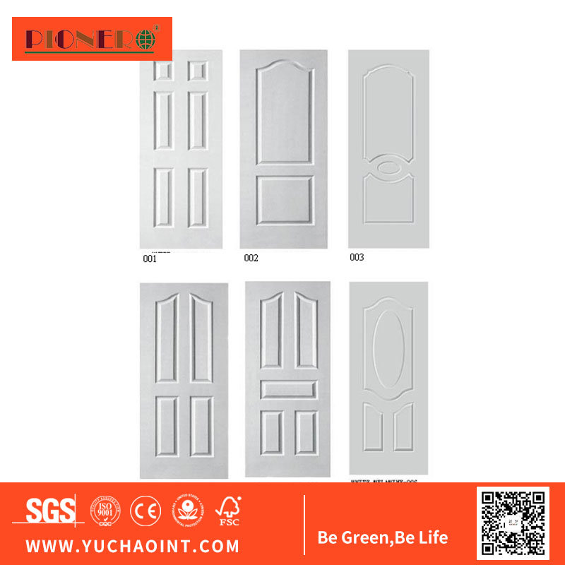 3mm Melamine Molded Door Skin, HDF Door Skin Used for Interior Door