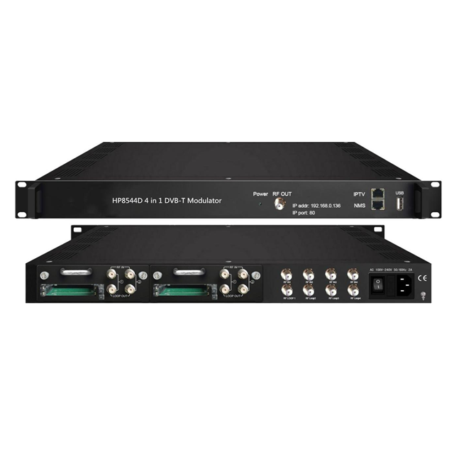 Modulador DVB-T HP8544D 4 en 1