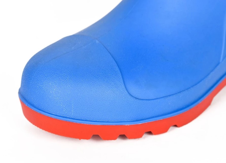 111 blue oil resistant pvc safety rain boot for work