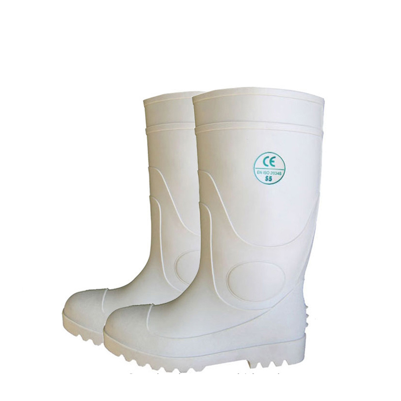 WWS slip resistant waterproof food industry pvc safety rain boot