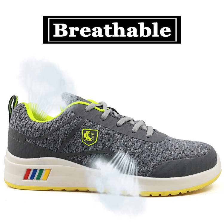 Tiger master brand metal free fashion sport safety shoes for work
