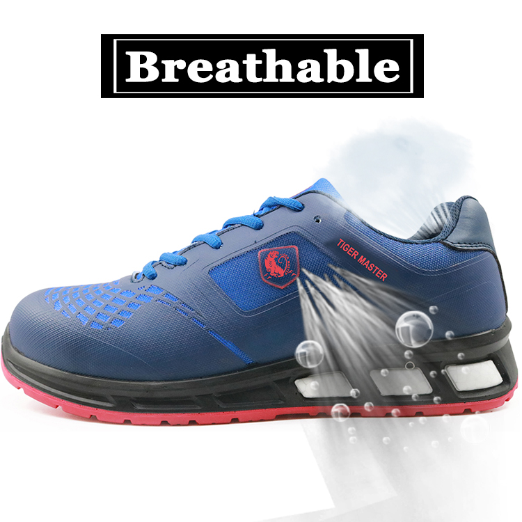Low ankle tiger master brand metal free fashion sport safety shoes airport