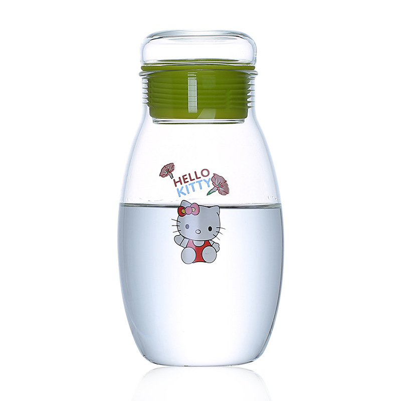 420ml Glass Drinking Bottle with Cap