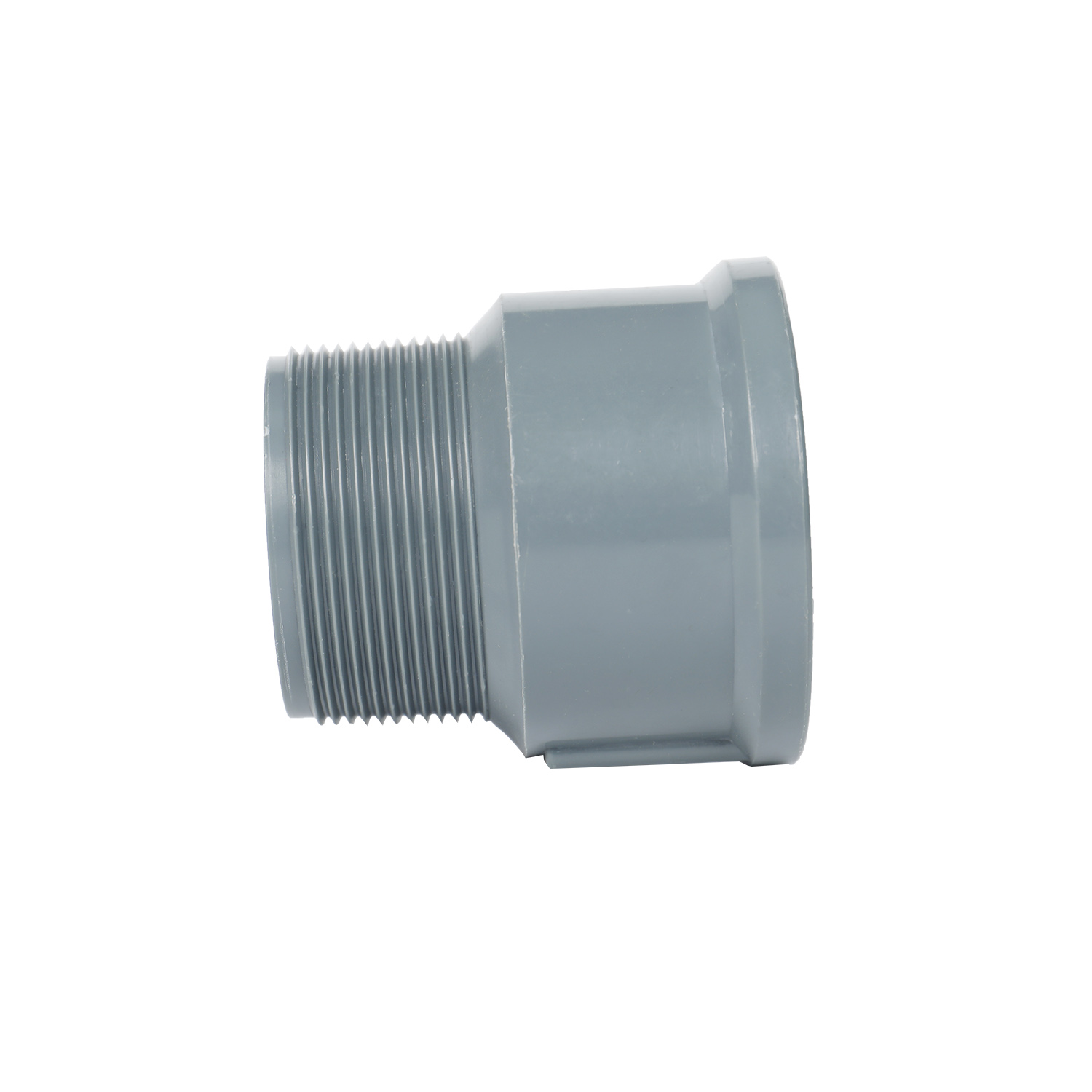 工厂批发高品质塑料 pvc 管道水暖配件制造商 PVC 螺纹公接头