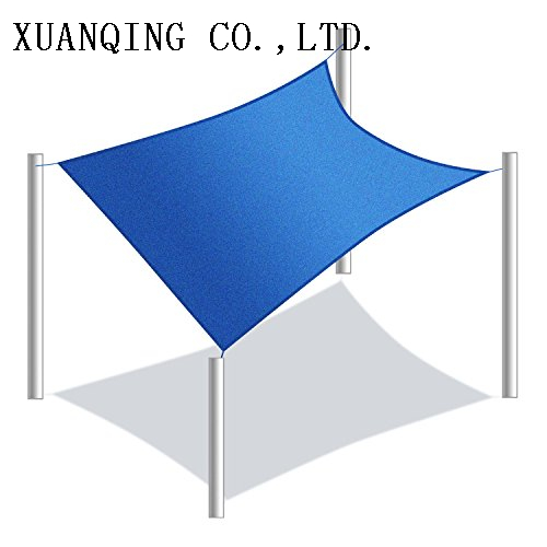 Waterproof Sun Shade Sail from Coated Fabric Against Sun Burn & Rain, Rectangle Patio Awning Gazebo for up to 98% UV Block for Garden, Patio, Beach, Swimming Pool