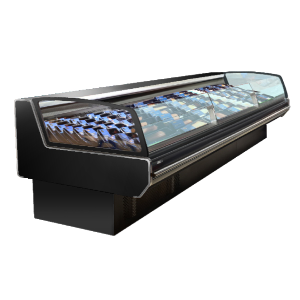 Supermarket -1~5℃ Deli Cooler for Service Counter Meat Display