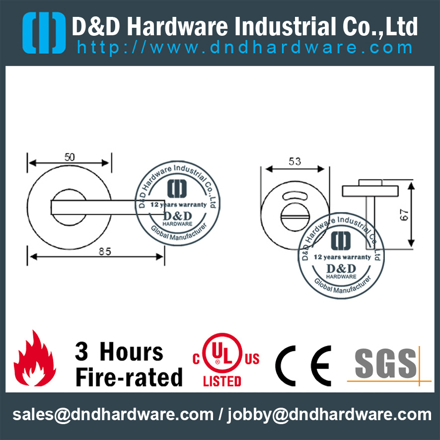 Indicador práctico de alta calidad de acero inoxidable 304 para puerta de inodoro -DDIK012