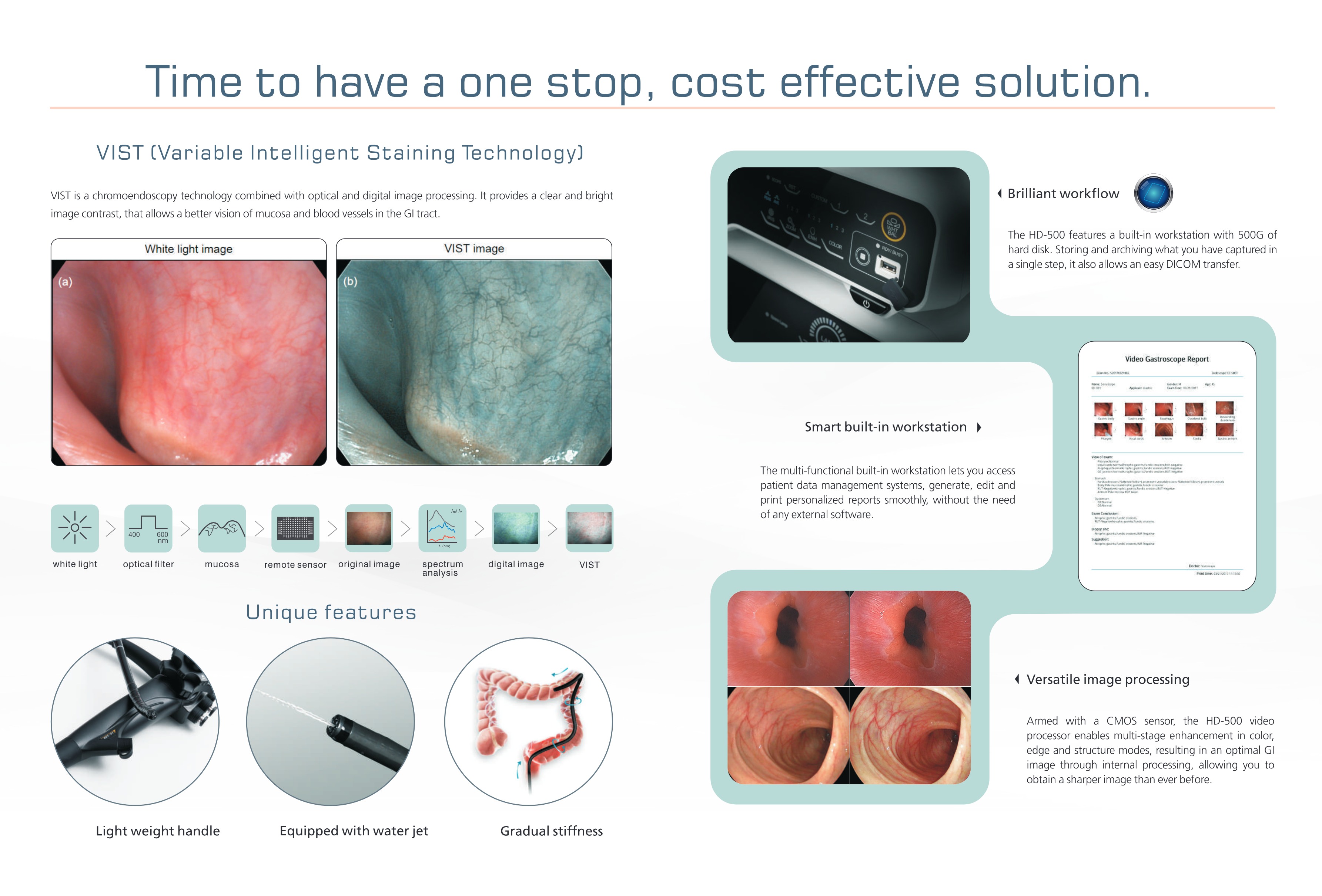 نظام التنظير الداخلي بالفيديو عالي الوضوح HD-500-(1)-2