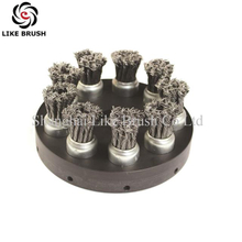 Disc Brushes Steel Knot Wire Filament