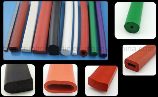 Rubber Molded Extruded Silicone Products Customized