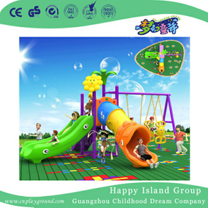 Outdoor Cartoon Einfache Kinder Rutsche und Schaukel Spielplatz (BBE-A65)