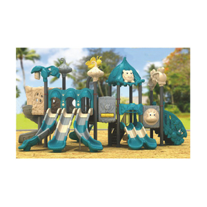 Kindergarten Outdoor Toddler Slide Tree House Playground (ML-2002901)