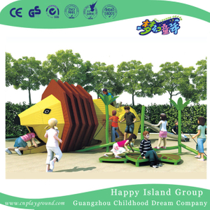 儿童户外小狮子动物滑梯游乐场 (HHK-3001)
