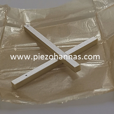 PZT4 prateado chapeamento piezoelétrico placa transdutor em estoque