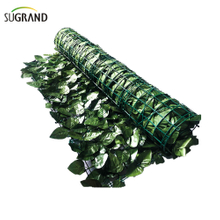 Valla de hojas artificiales PVC Fence Artificial Grass artificial Turf falso