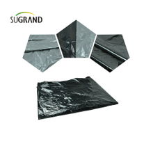 China Fabricación Silver Black Lldpe Agriculture Plastic Mulch Film para invernadero