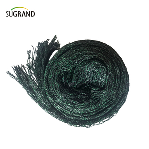 República Checa100% HDPE+UV 25GSM 20*20mm Malla 5*6/12m Negro Verde Agricultura Atrapa Aves Red de niebla