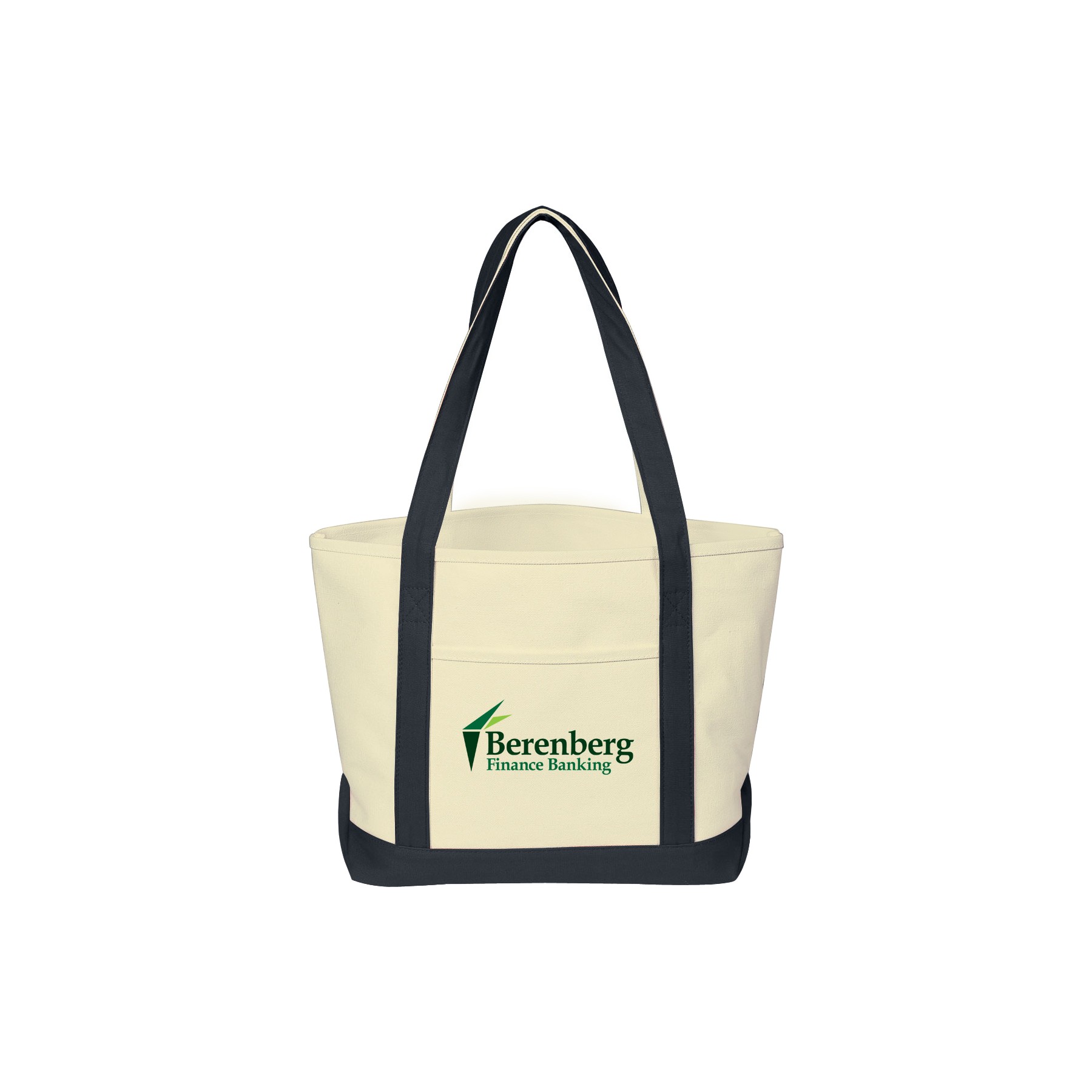Ladies Canvas Tote Bag with Front Pocket (TP-TB137)