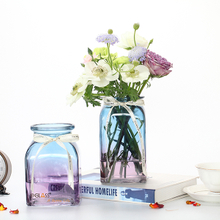 Square Colorful Glass Bottle Wedding Decoration 