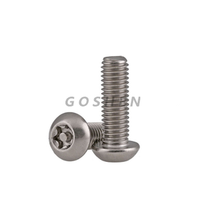  Tornillo de máquina de la seguridad de la cabeza de la cacerola Torx del acero inoxidable SS304 con el Pin