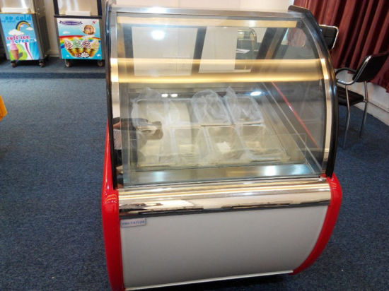 Different Capacity Ice Cream Display Showcase - Buy Ice Cream Display ...