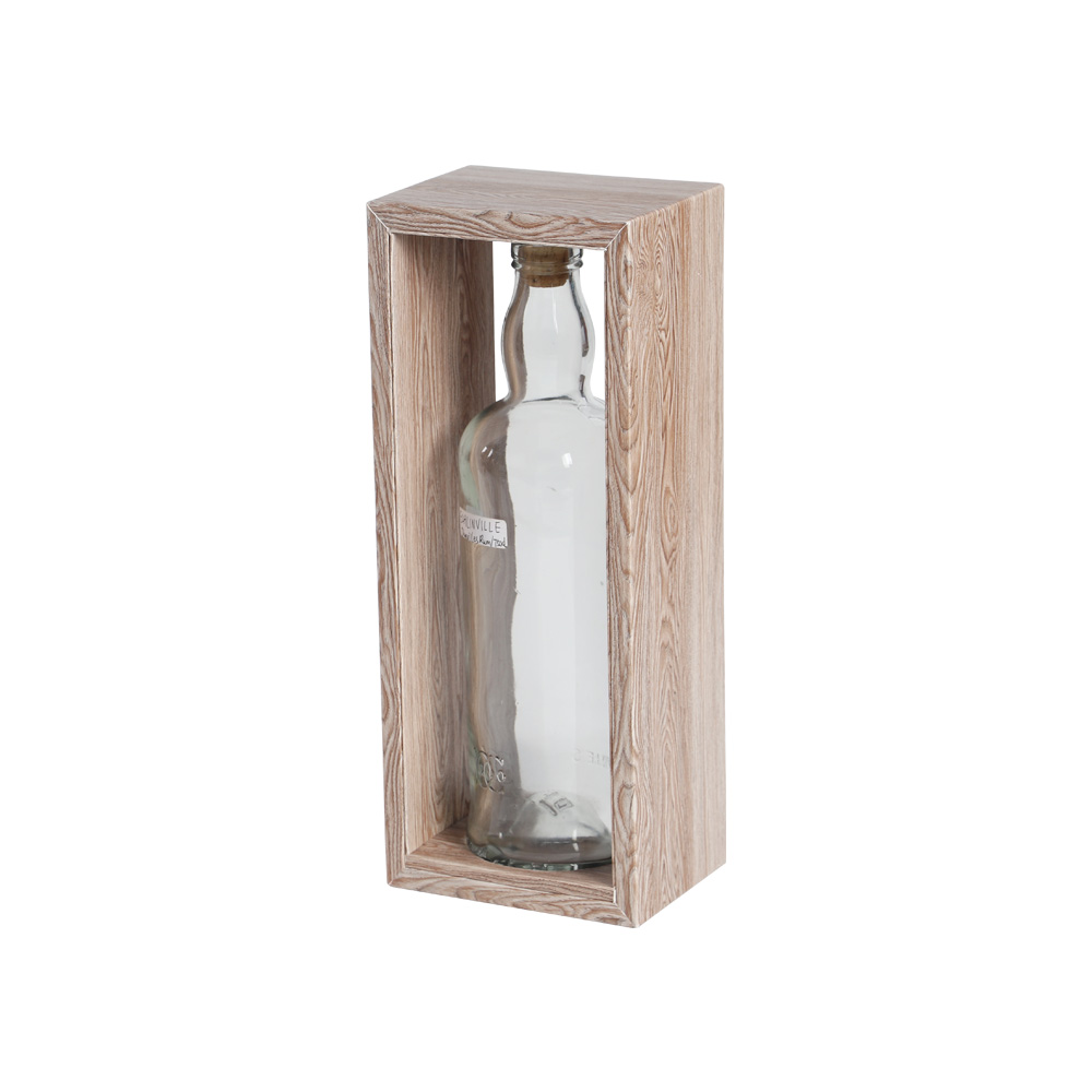 Wood Wine Bottle Holder - Single Wine Bottle Holder,Tabletop Wine Holder ,Dinning Table Decoration Wine Storage for Kitchen Home Bar
