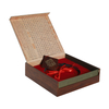 MyGift 8-Compartment Burnt Wood Tea Bag Storage Box with Lid ,EVA flocking as Insert ,tea storage gift box