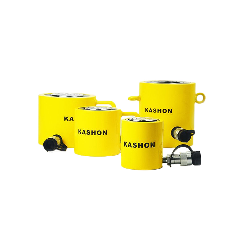 Low height hydraulic cylinder jack