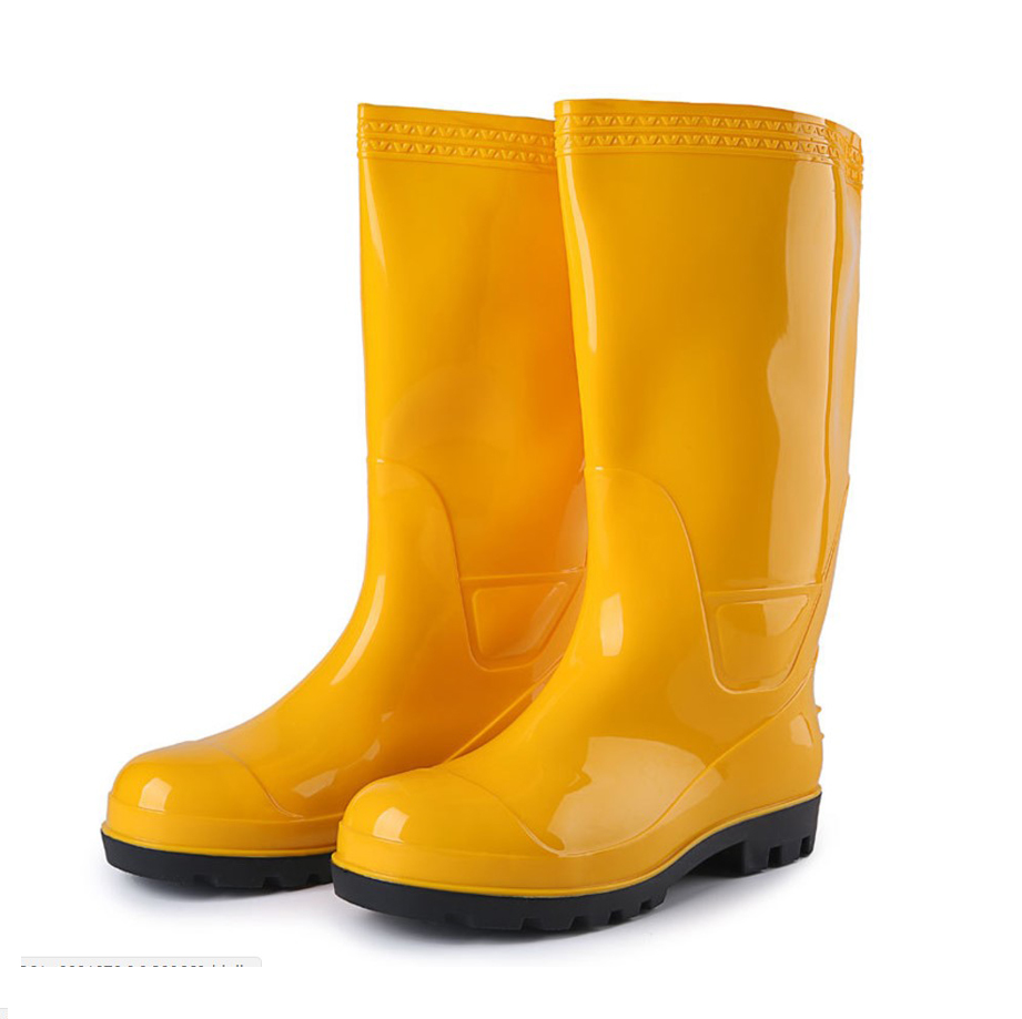 110Y acid resistant steel toe glitter safety rain boots for men - Buy ...