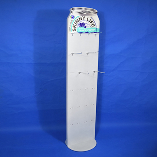 Free Standing Customized Bottle Shape Insulation Bag Display Rack(PHY3046)