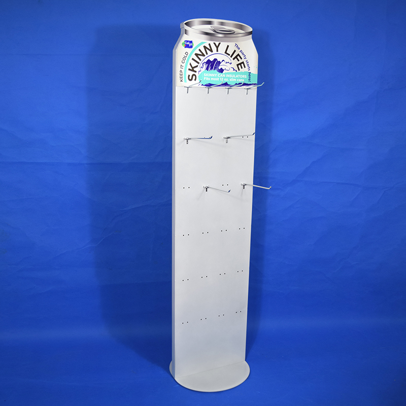 Free Standing Customized Bottle Shape Insulation Bag Display Rack(PHY3046)