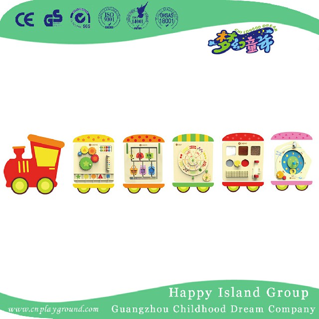 幼儿园壁挂游戏糖果火车益智玩具（HJ-23003）