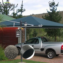  Toldo al aire libre Sombre de sol de color gris oscuro impermeable
