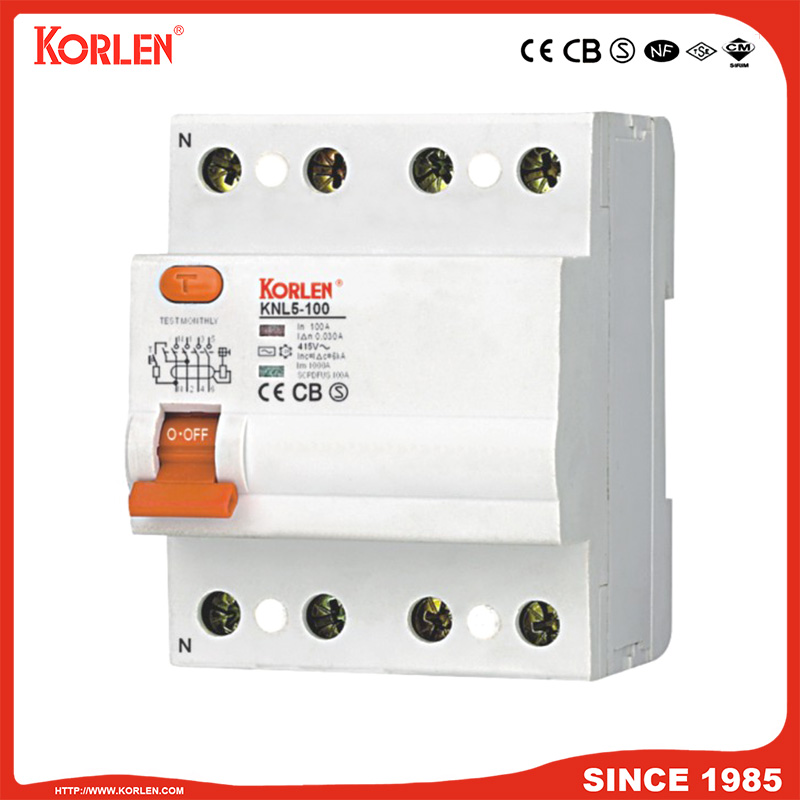 KNL5-100 Residual Current Circuit Breaker