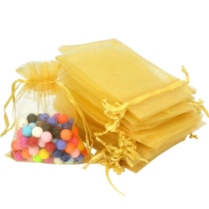 Wedding Gift Sheer Organza Bag with Logo Printing