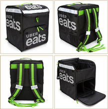 Custom Large Pizza Hot Cooler Backpack Insulated Thermal Sac Uber Eats Fast Food Delivery Bag For Motorcycle