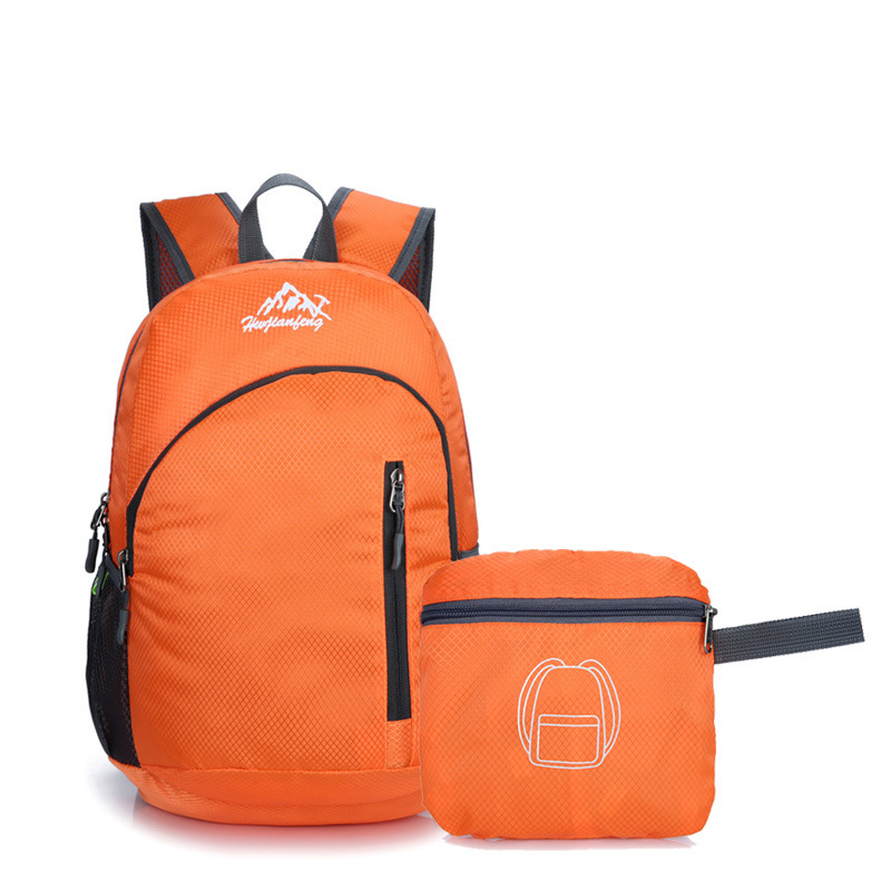 Folder Ripstop Polyester Backpack Bag Polyester Lightweight Folding Backpack
