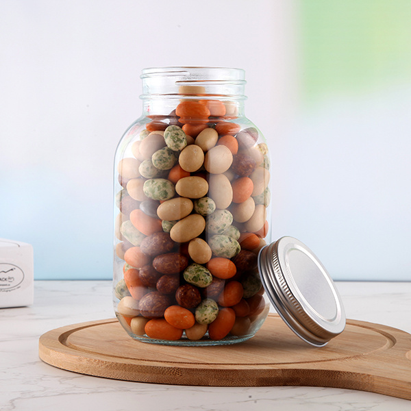 Mason Jars with Regular Lids and Bands, Ideal for Meal Prep, Jam, Honey, 